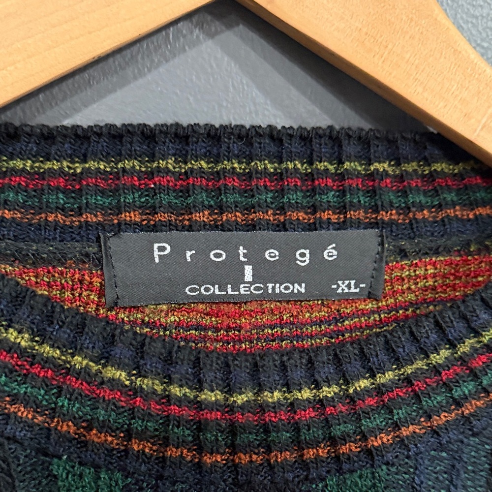 Protégé Multicolor Patterned Crewneck Sweater - image 2